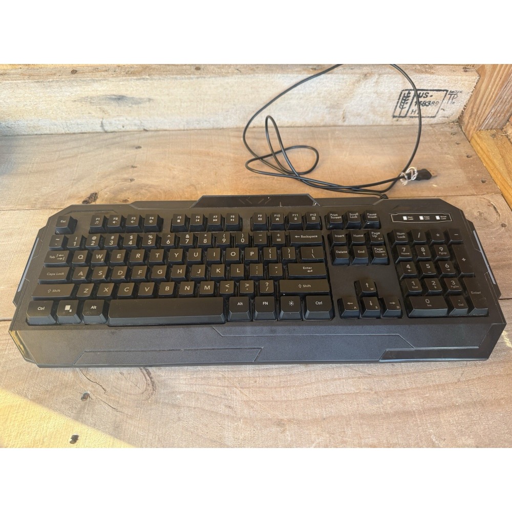 Bugha LED Gaming USB RGB Keyboard Light Up Keyboard‎ Gaming Keyboard